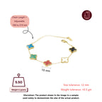 Bracelet with dimensions and weight details.