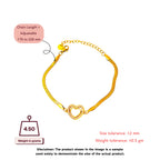 Bracelet with dimensions and weight details.