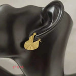 Radiant Heart Hoop Earrings