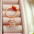 Regal Butterfly Crown Ring