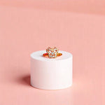 Regal Butterfly Crown Ring