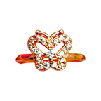 Regal Butterfly Crown Ring