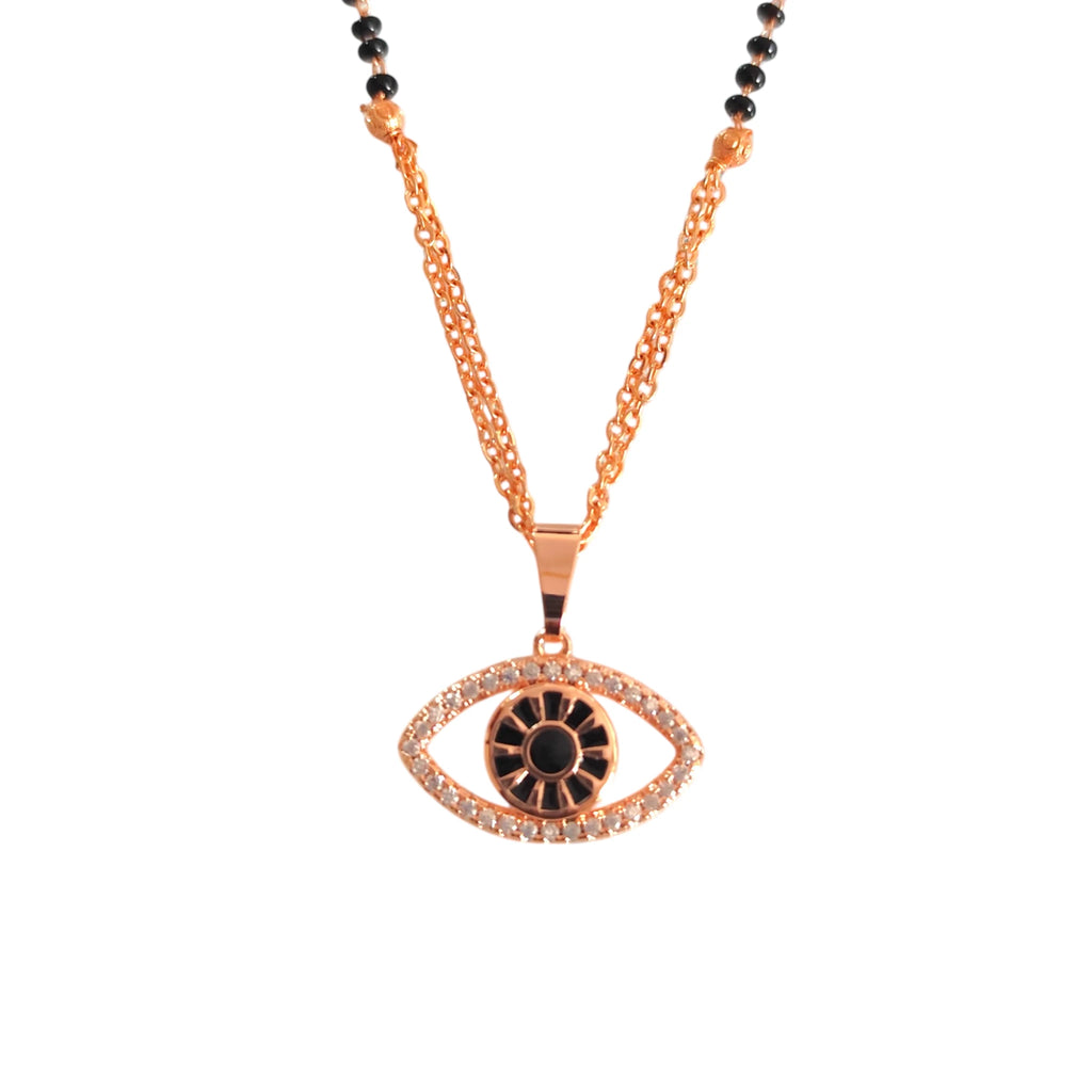 Rose Gold Evil Eye Mangalsutra