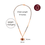 Rose Gold Evil Eye Mangalsutra