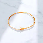 Rose Gold Nail Choker Necklace