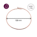 Rose Gold Nail Choker Necklace