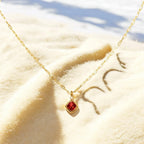Ruby Gemstone Necklace