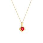 Ruby Gemstone Necklace