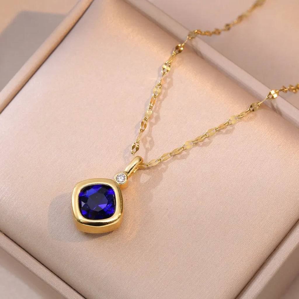 Sapphire Gemstone Necklace