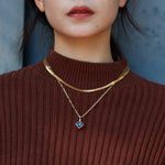Sapphire Gemstone Necklace