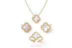 Serene Elegance | White Clover Jewelry Set