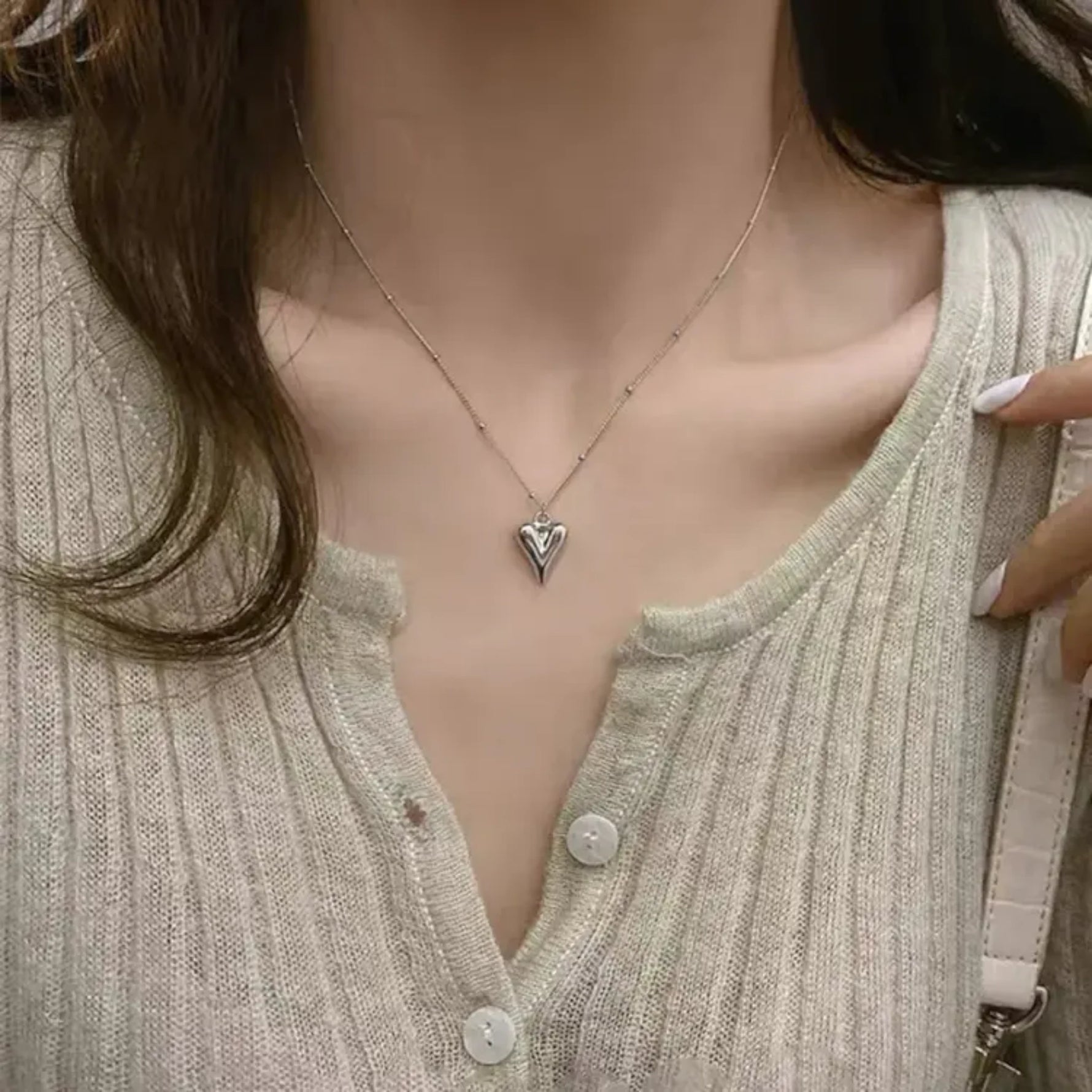 Silver Heart Necklace