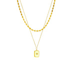 Star Burst Layered Necklace