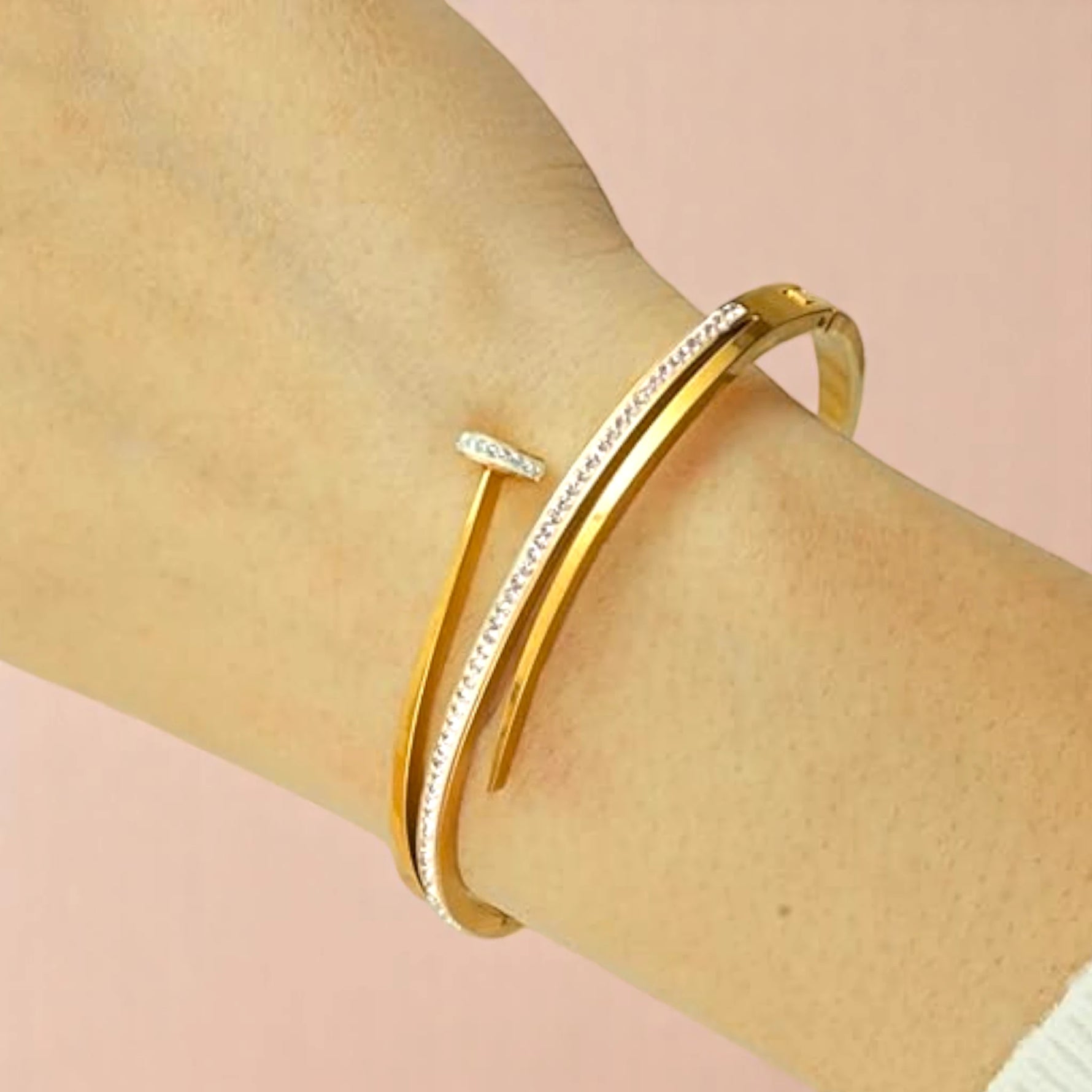 Bracelet worn by a model.