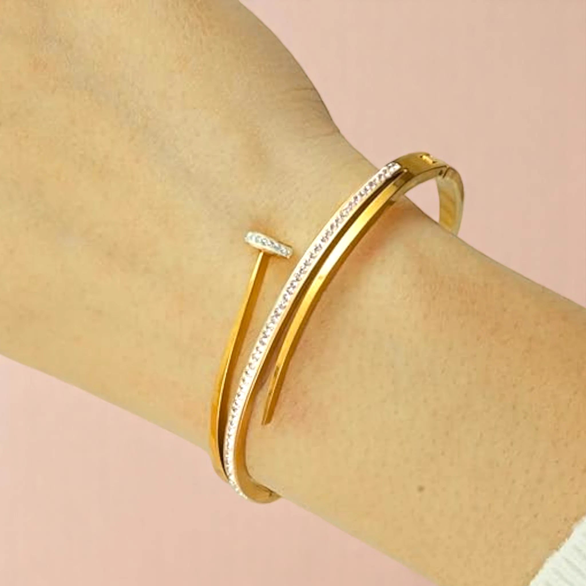 Bracelet worn by a model.