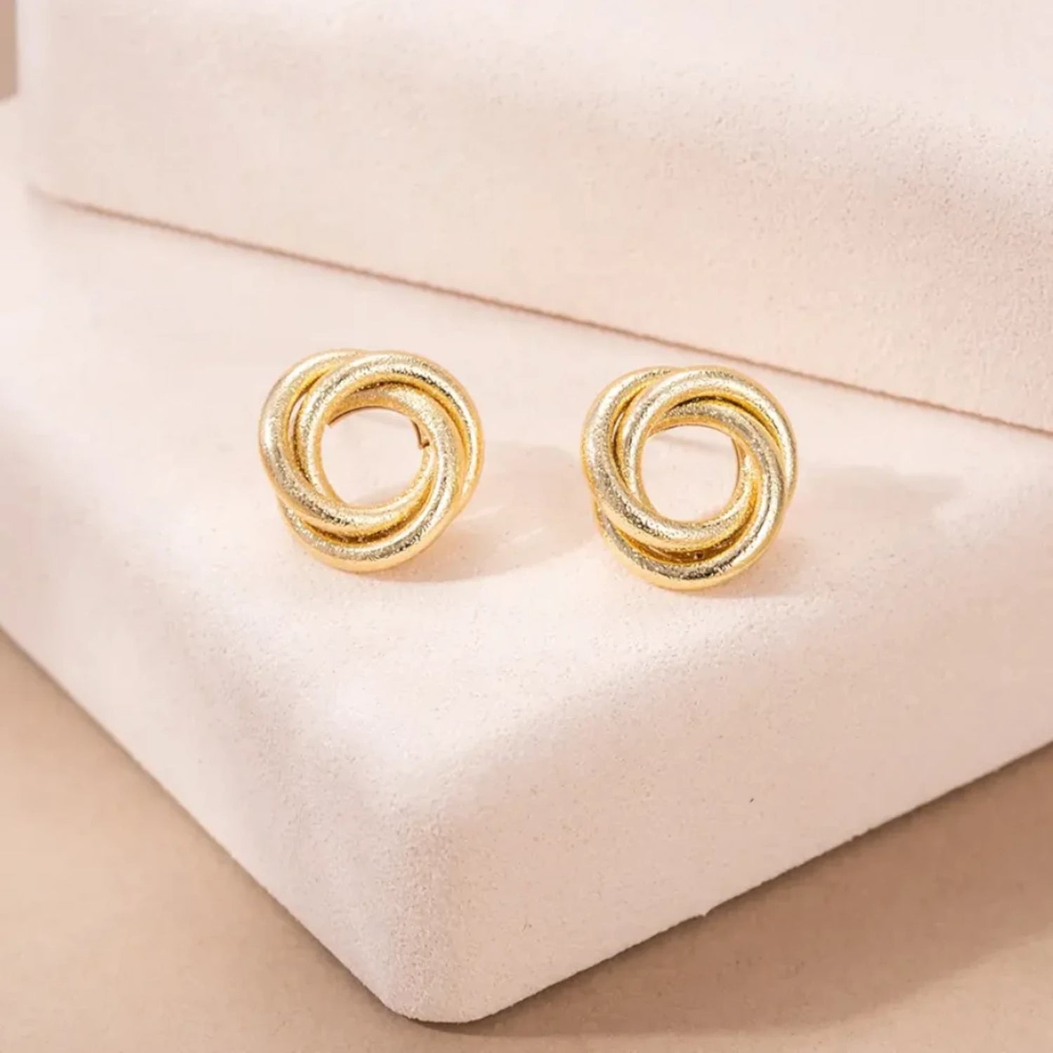 Twisted Stripe Stud Earrings