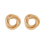 Twisted Stripe Stud Earrings