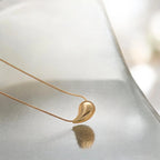 Water Droplet Pendant Necklace