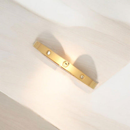 Crystal Cartier Bracelet Gold - JESPARA