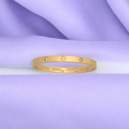 Crystal Cartier Bracelet Gold - JESPARA