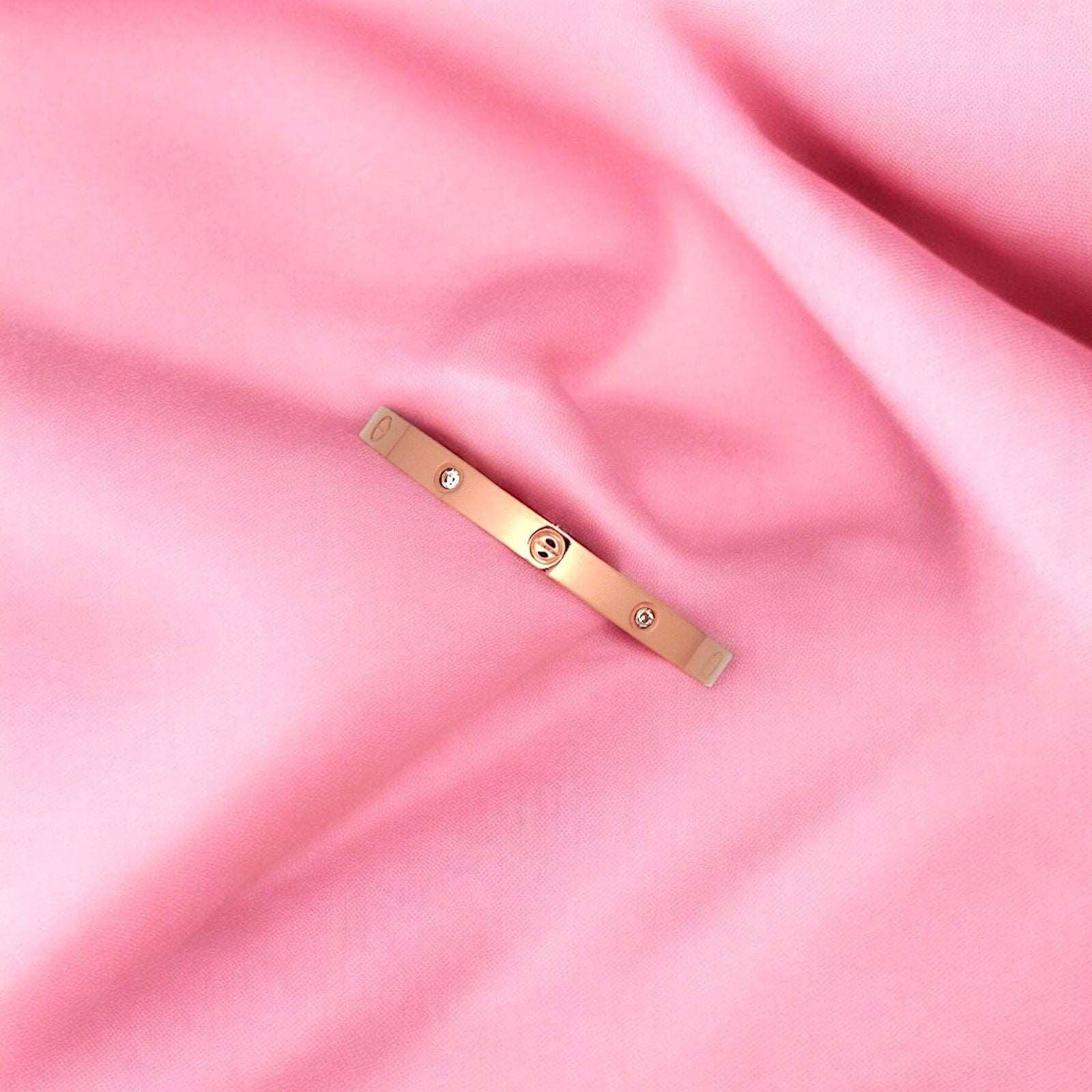 Crystal Cartier Bracelet Rose Gold - JESPARA