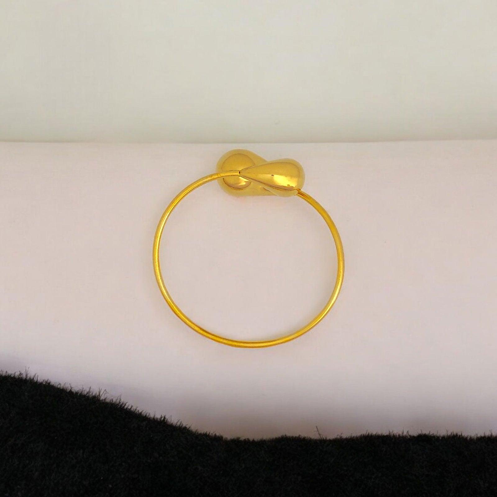 Gold Hugging Water Drop Bracelet - JESPARA