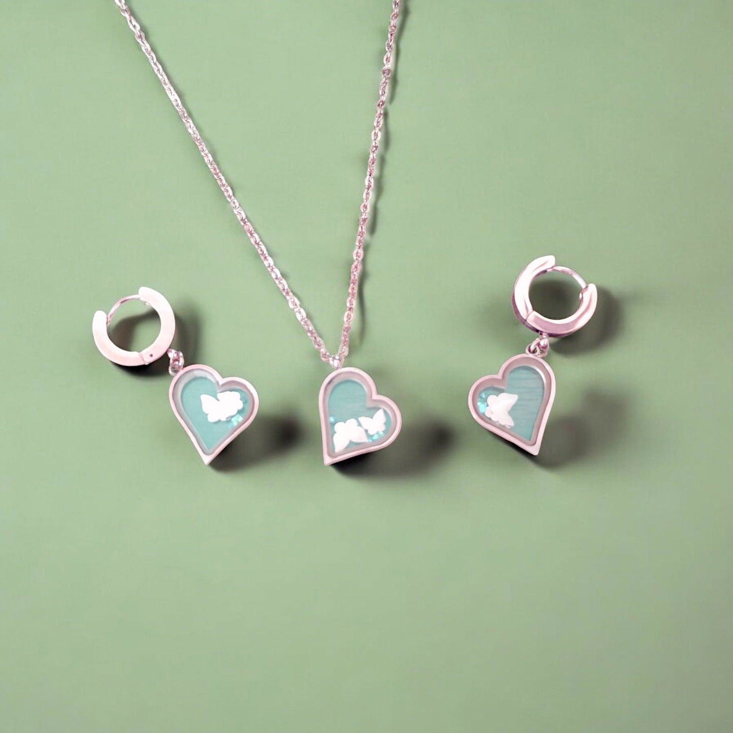 Heart Jewelry Set - JESPARA